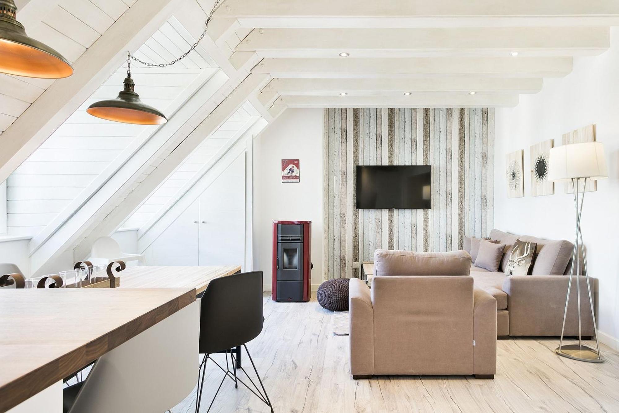 Ferienwohnung Luderna - Duplex Sant Miqueu Vielha e Mijaran Exterior foto